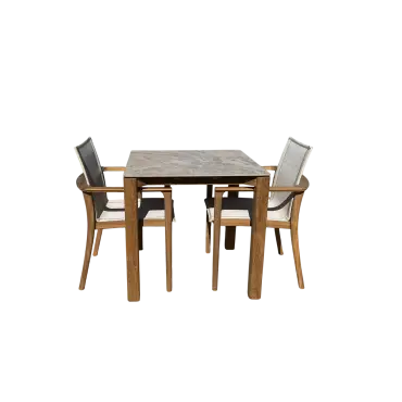 TNT Faro Teak Dining Set - 2 Chair