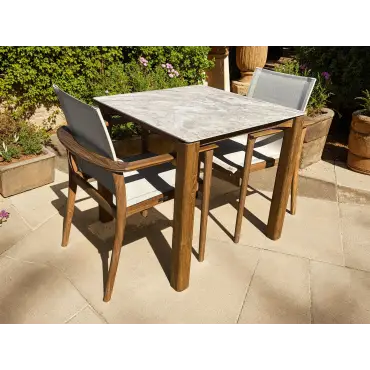 TNT Faro Teak Dining Set - 2 Chair