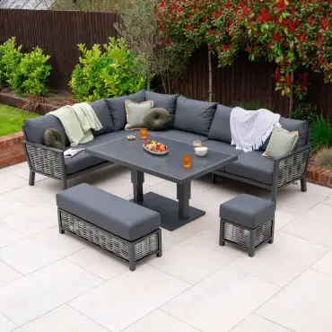 Caleb  Corner Lounge Dining Set