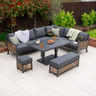 Caleb Corner Lounge Dining Set