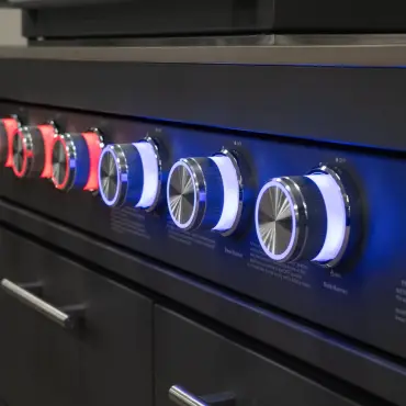 Riley Straight Outdoor Kitchen 6 Burner Gas BBQ