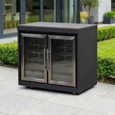 Riley Outdoor Kitchen Double Fridge Unit