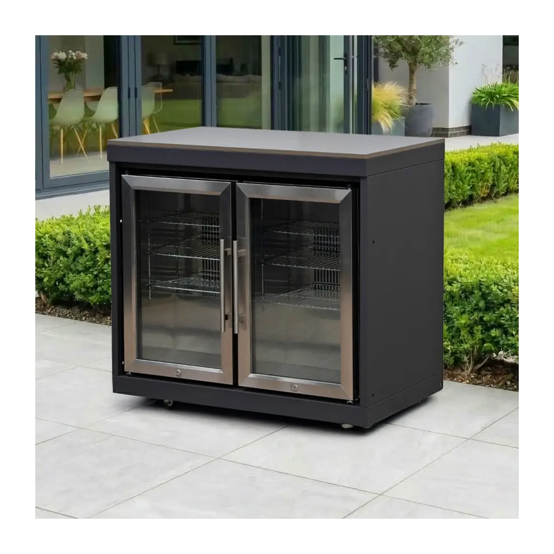 Riley Outdoor Kitchen Double Fridge Unit