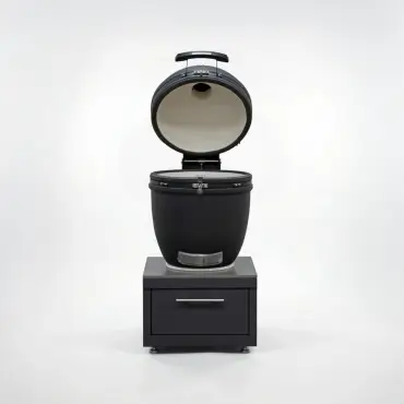 Riley Straight K-Pro 22 Kamado Charcoal Barbecue - Integrated Drawer Unit