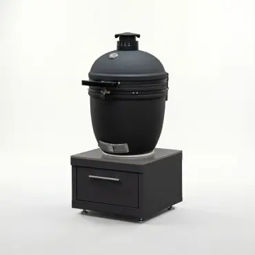 Riley Straight K-Pro 22 Kamado Charcoal Barbecue - Integrated Drawer Unit