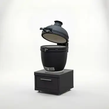 Riley Straight K-Pro 22 Kamado Charcoal Barbecue - Integrated Drawer Unit
