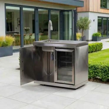 Stanley Fridge & Cupboard with Sink & Tap Modular Unit