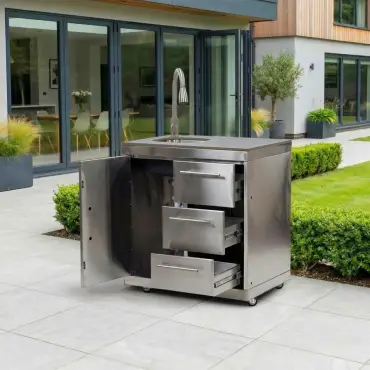 Stanley Cupboard & Drawer with Sink & Tap Modular Unit