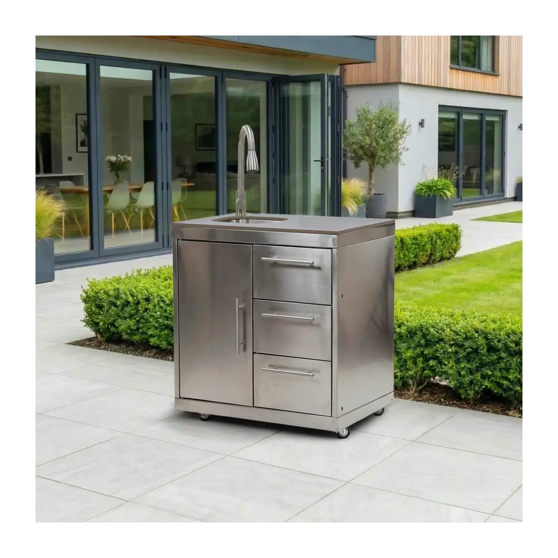 Stanley Cupboard & Drawer with Sink & Tap Modular Unit