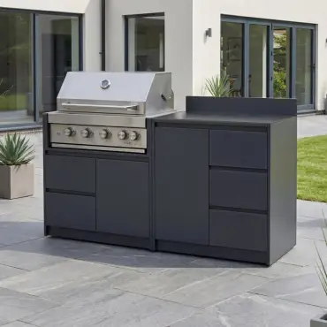 Oakley Straight 4 Burner Gas BBQ S1800-B