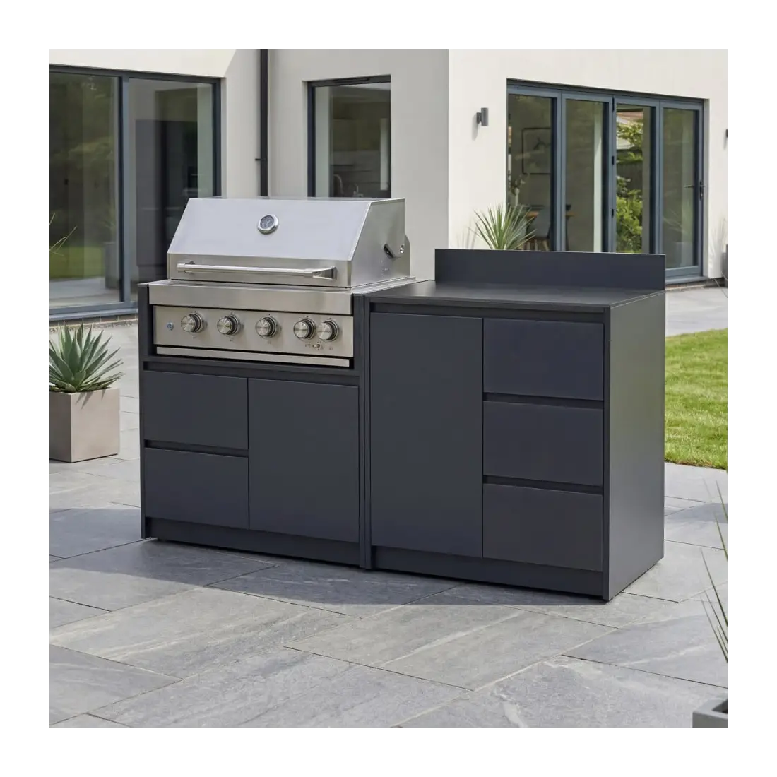 Oakley Straight 4 Burner Gas BBQ S1800-B