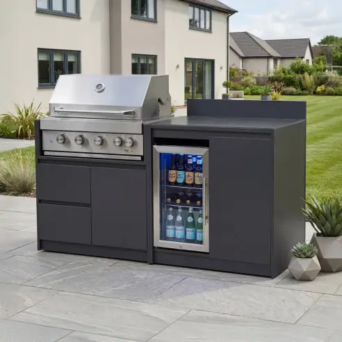 Oakley Straight 4 Burner Gas BBQ S1800-D