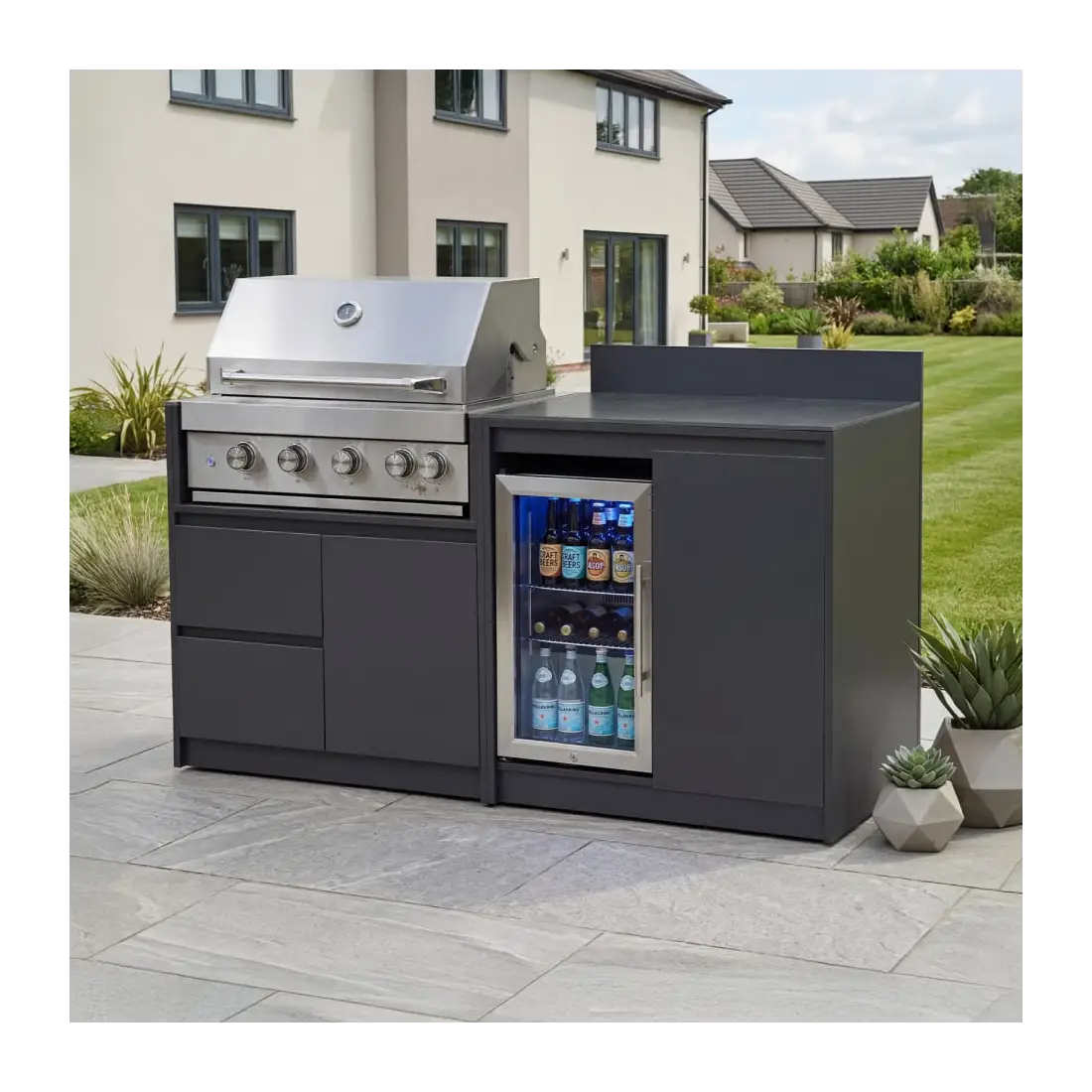 Oakley Straight 4 Burner Gas BBQ S1800-D