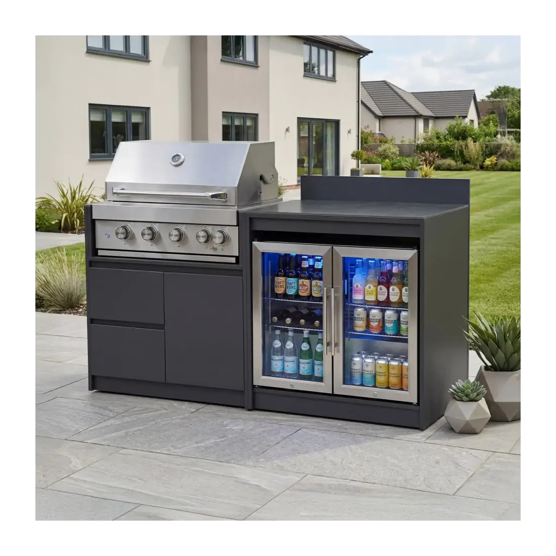Oakley Straight 4 Burner Gas BBQ S1800-E Oakley Straight 4 Burner Gas BBQ S1800-E