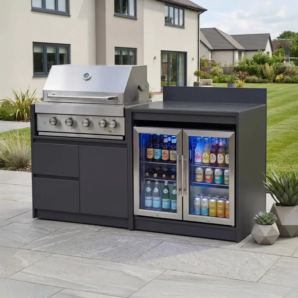 Oakley Straight 4 Burner Gas BBQ S1800-E