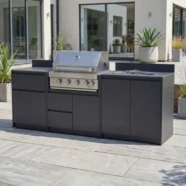 Oakley Straight 4 Burner Gas BBQ S2400-A