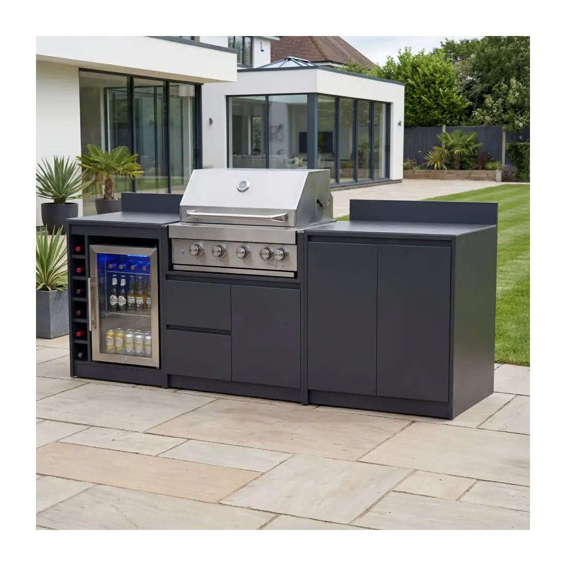 Oakley Straight 4 Burner Gas BBQ S2400-D