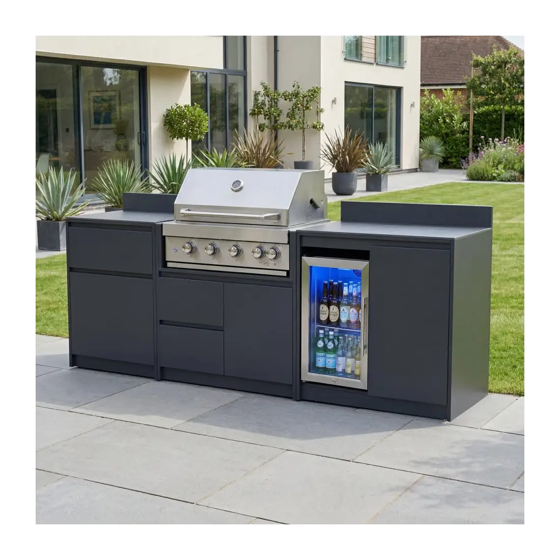 Oakley Straight 4 Burner Gas BBQ S2400-G Oakley Straight 4 Burner Gas BBQ S2400-G