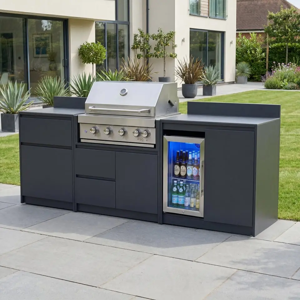 Oakley Straight 4 Burner Gas BBQ S2400-G