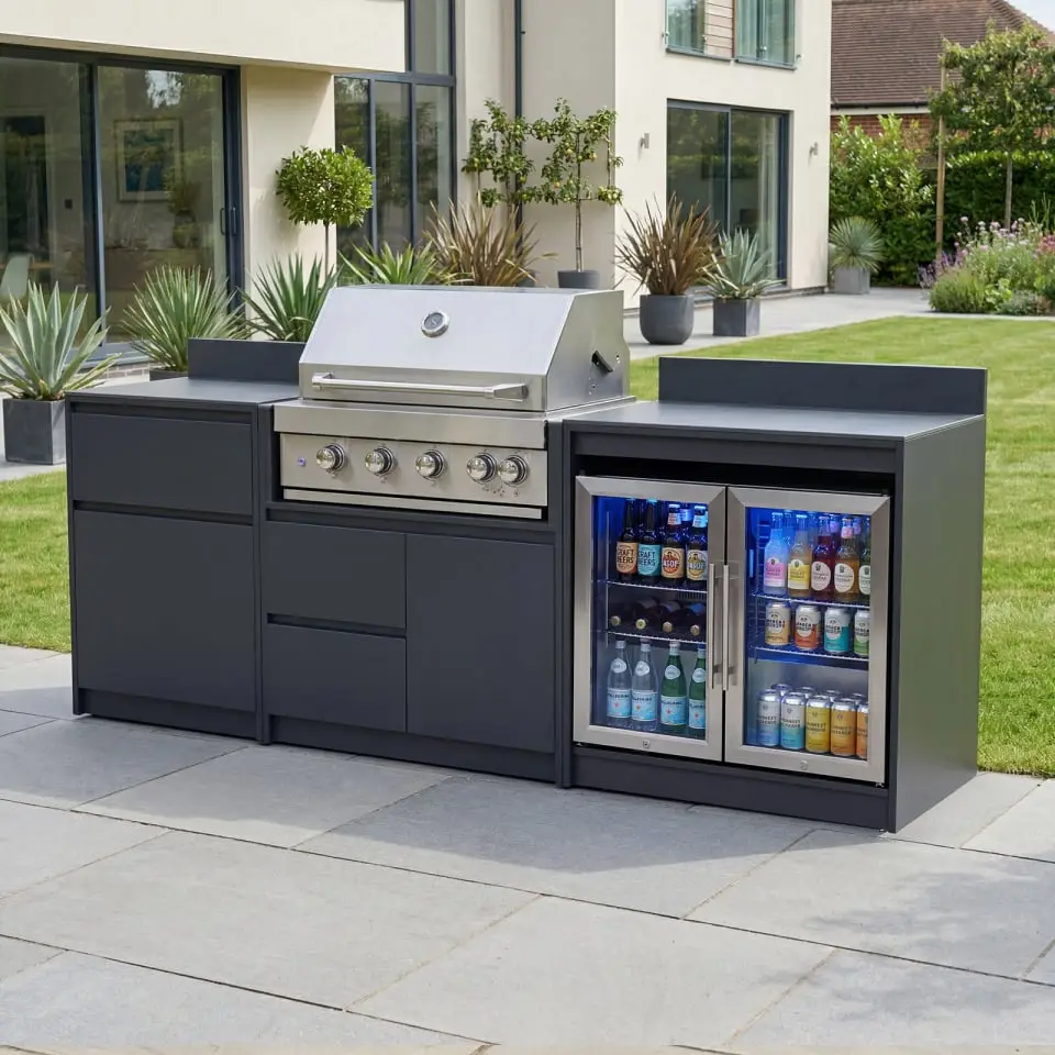 Oakley Straight 4 Burner Gas BBQ S2400-H