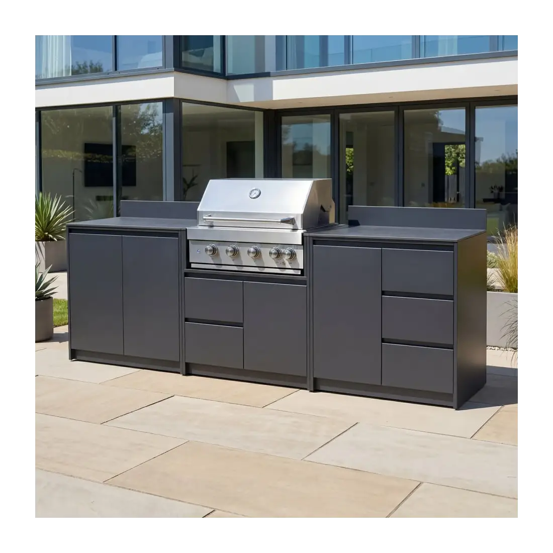 Oakley Straight 4 Burner Gas BBQ S2700-A Oakley Straight 4 Burner Gas BBQ S2700-A