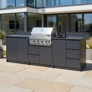 Oakley Straight 4 Burner Gas BBQ S2700-B