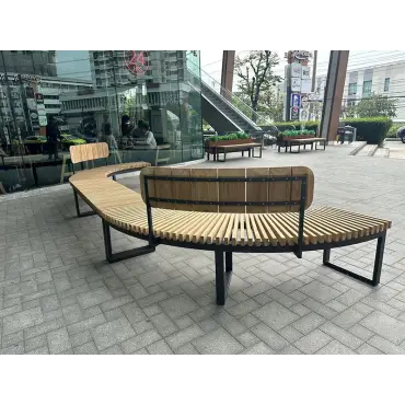 Outer Backrest Mandalay Curved Bench