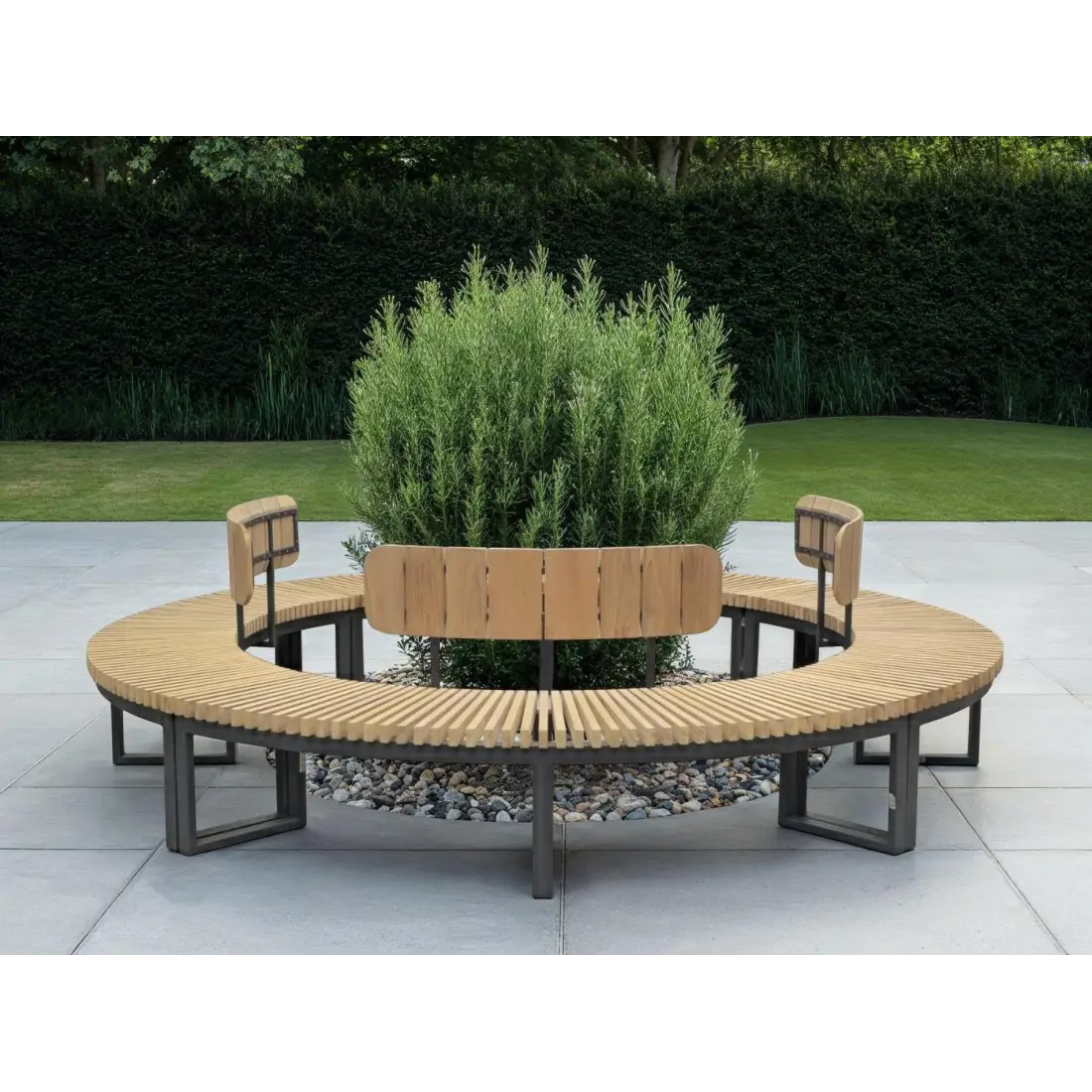 Mandalay Curved 4 Bench Set | Certified Teak Mandalay Curved 4 Bench Set | Certified Teak