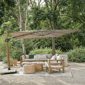 Pisa 2 x Cantilever 3m x 4m Parasols & LED Lights