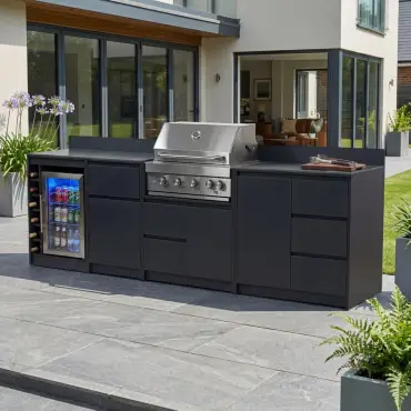 Oakley Straight 4 Burner Gas BBQ S3000-B