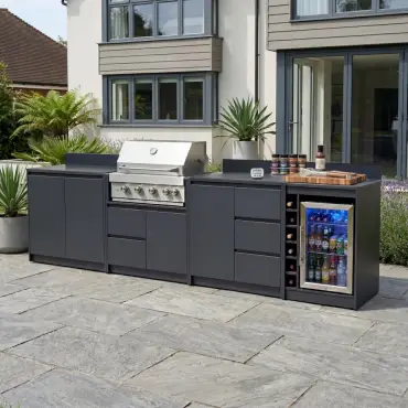 Oakley Straight 4 Burner Gas BBQ S3330-A
