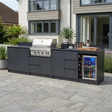 Oakley Straight 4 Burner Gas BBQ S3330-B