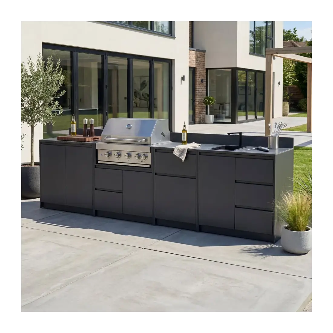 Oakley Straight 4 Burner Gas BBQ S3330-D Oakley Straight 4 Burner Gas BBQ S3330-D