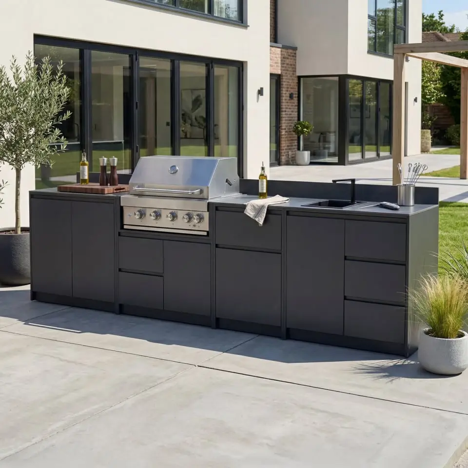 Oakley Straight 4 Burner Gas BBQ S3330-D