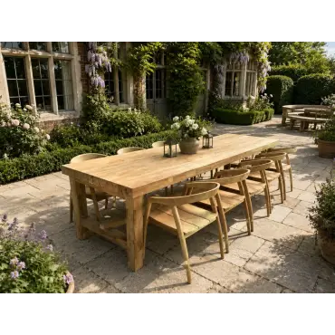 Himalayan 10 Chair Dining Set