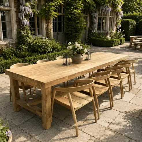 Himalayan 10 Chair Dining Set Himalayan 10 Chair Dining Set