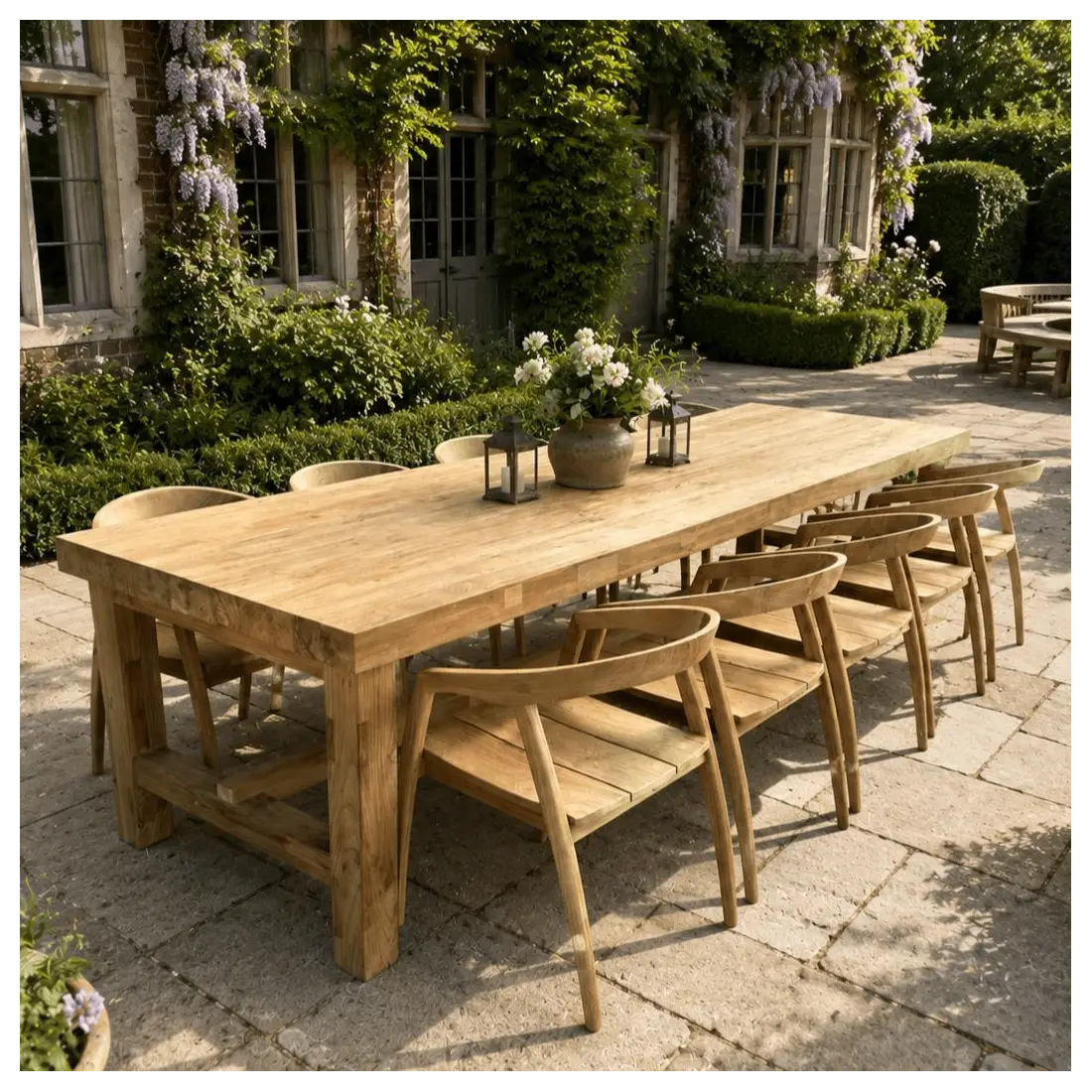 Himalayan 10 Chair Dining Set Himalayan 10 Chair Dining Set