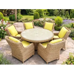 High Back 6 Chair Dining Set