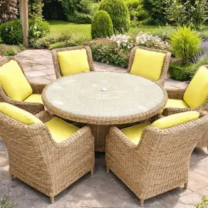 High Back 6 Chair Dining Set