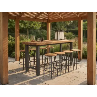 Nevada Bar Set - Certified Teak
