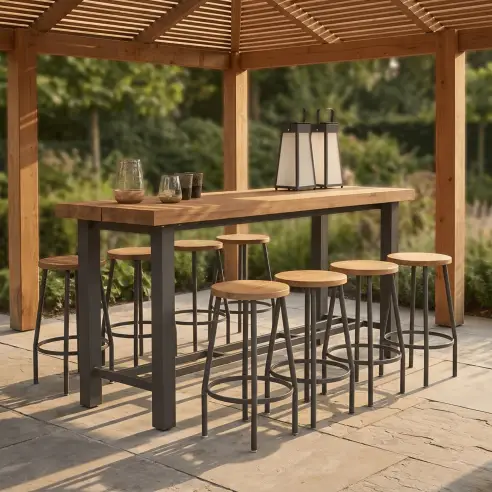Nevada Bar Set - Certified Teak Nevada Bar Set - Certified Teak
