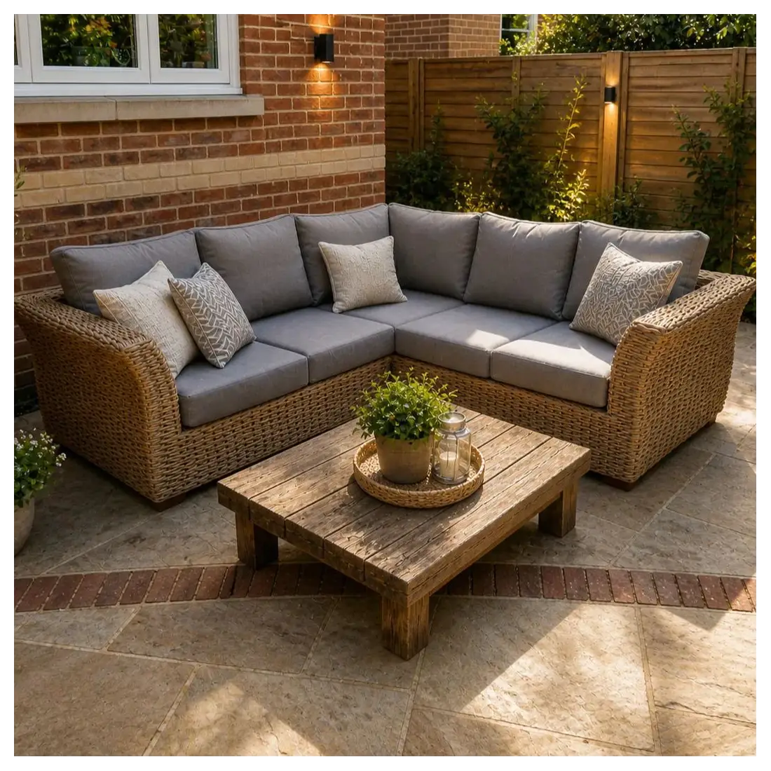 Montana corner sofa – 9mm weave, Olefin cushions Montana corner sofa – 9mm weave, Olefin cushions