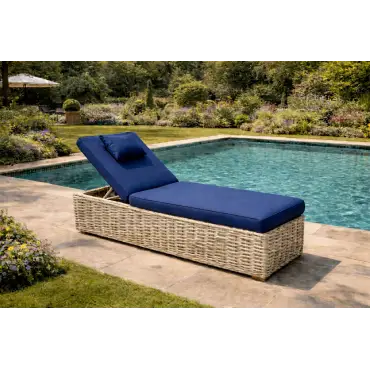 Fiji Sun Lounger garden furniture outdoor rattan weave