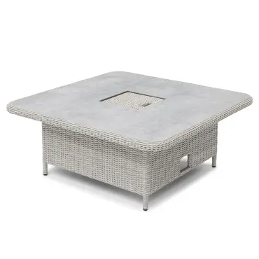 Oxford Royal U-Shaped Rattan Sofa Set - Rising Table