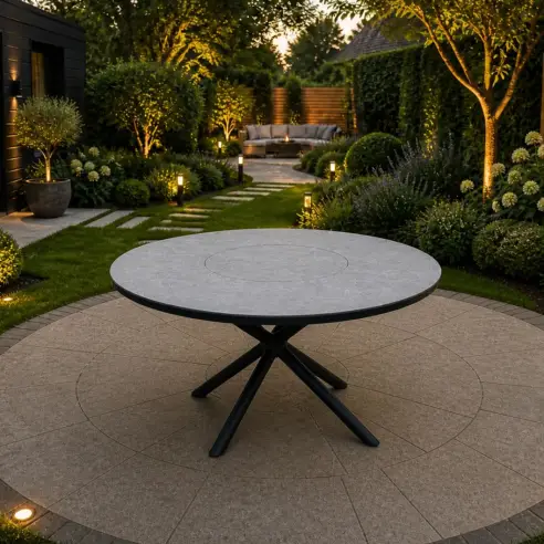 Santiago 1.5m Dining Table with Lazy Susan Santiago 1.5m Dining Table with Lazy Susan