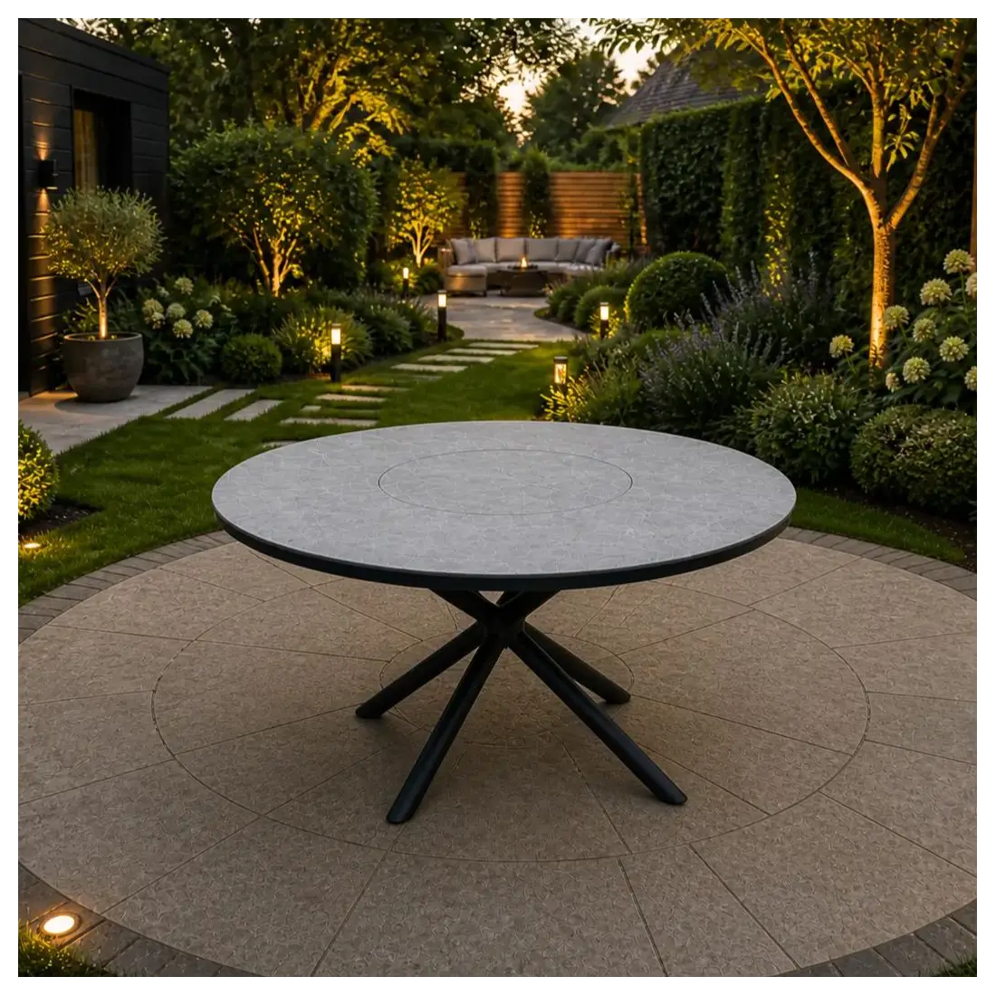 Santiago 1.5m Dining Table with Lazy Susan Santiago 1.5m Dining Table with Lazy Susan