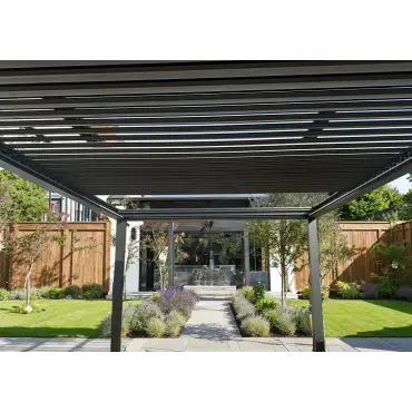 Neptune 4 x 3m LED Retractable Roof Gazebo