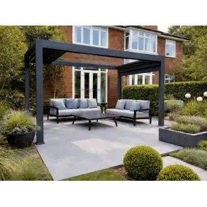 Neptune 4 x 3m LED Retractable Roof Gazebo