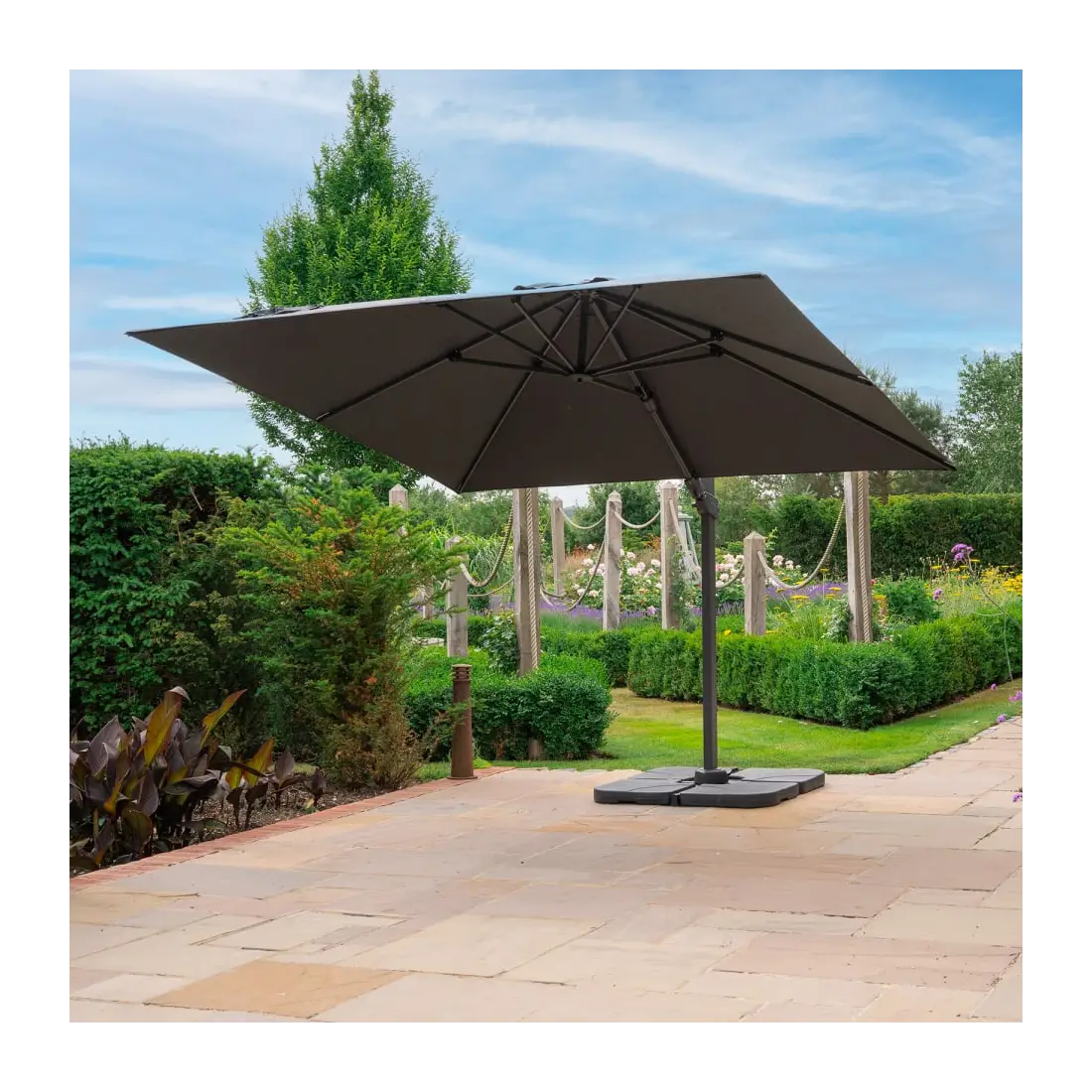 Astra 3.0m x 3.0m Square Aluminium Cantilever Parasol