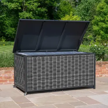 Caleb Rattan Aluminium Storage Box